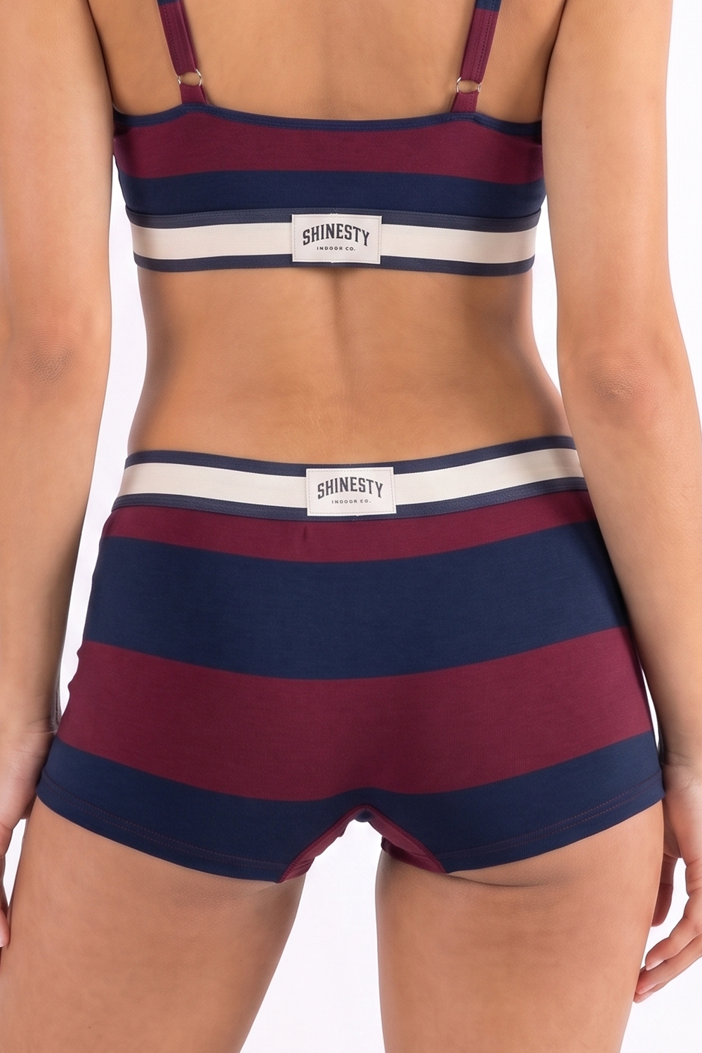 The Pitch | Rugby Stripe Bralette - Shinesty