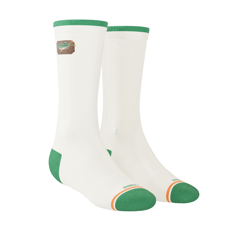 The Fisherman Three | Heel Hammock™ Crew Socks 3 Pack - Shinesty