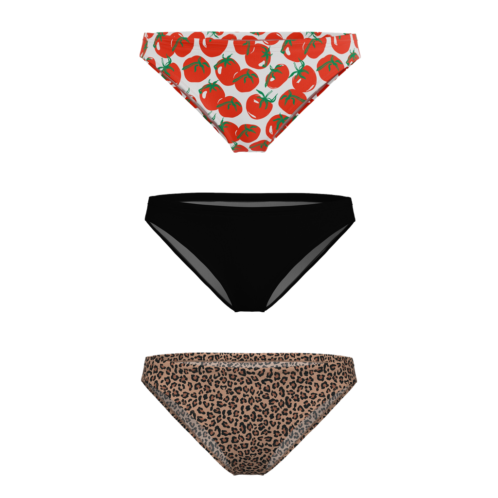 The For the Girls | Bikini Underwear 3 Pack - Shinesty