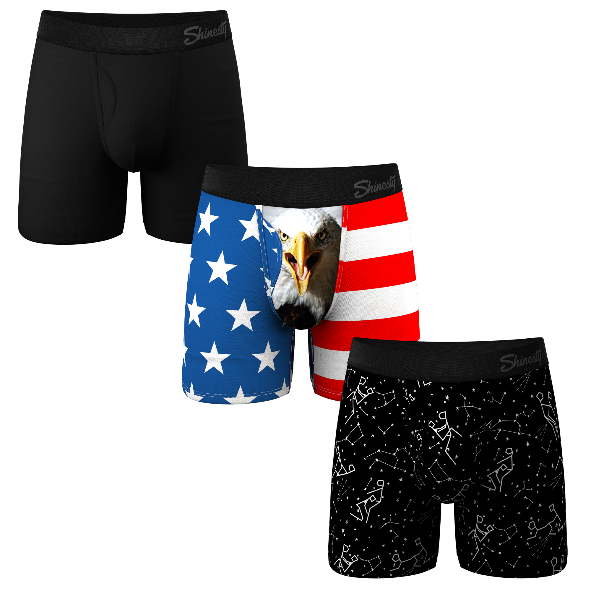 The Cream of the Crop | Ball Hammock® Pouch Boxer Briefs with Fly 3 Pack - Shinesty