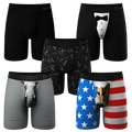 The Ultra Cores Mix | Long Leg Ball Hammock® Pouch Underwear With Fly 5 Pack - Shinesty