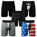 The Ultra Cores Mix | Long Leg Ball Hammock® Pouch Underwear With Fly 5 Pack - Shinesty