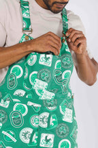 The Irish Pub | Green Irish Coasters Unisex Overalls - Shinesty