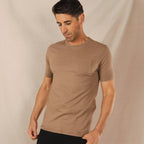 The Desert Roams | Light Brown Everyman™ Pocket T Shirt - Shinesty