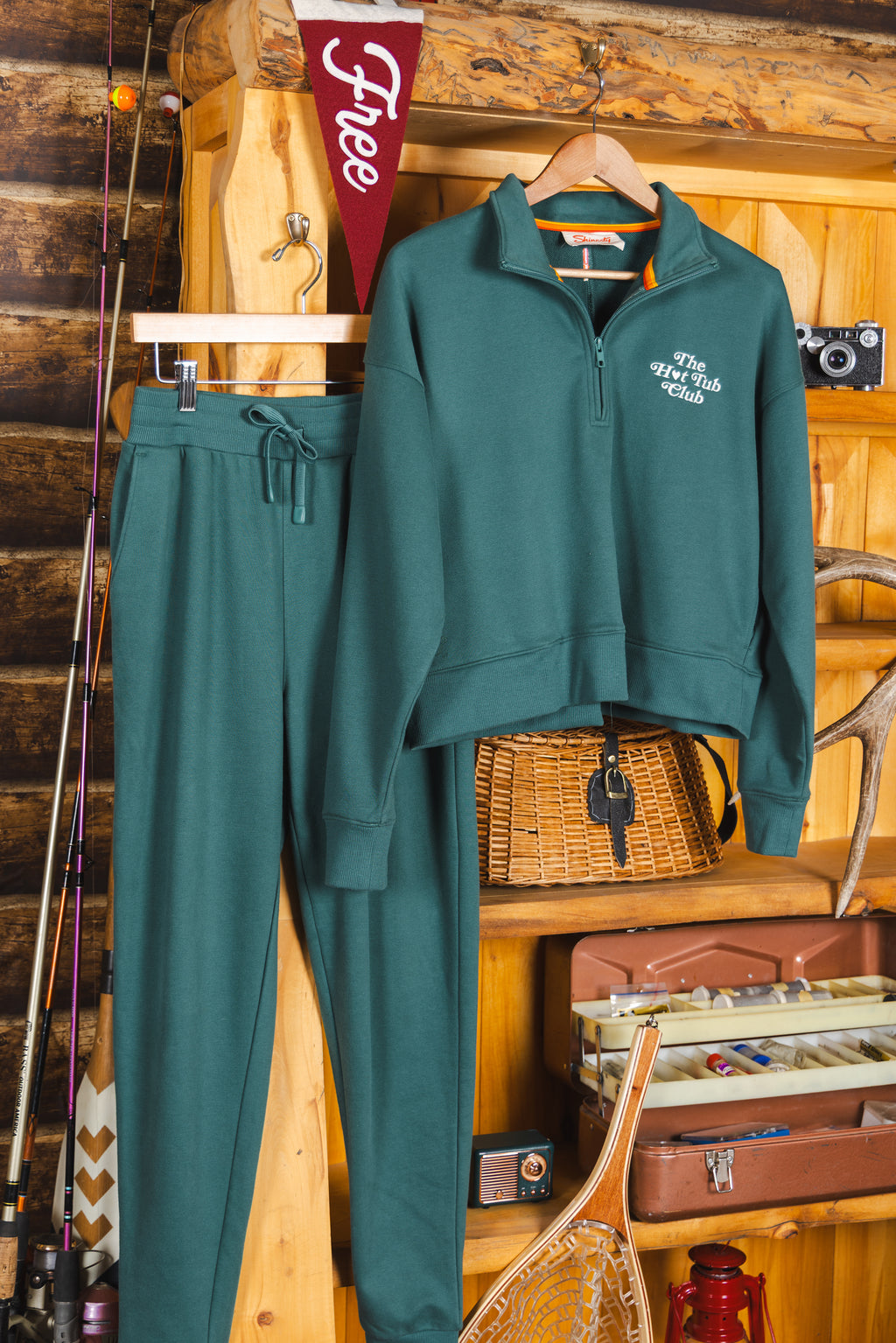 The Spruced Up | Green Sexy Terry™ Women’s Lounge Joggers - Shinesty