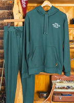 The Spruced Up | Green Sexy Terry™ Men’s Lounge Hoodie - Shinesty