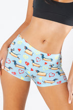 The Lovely Wiener | Wiener Dogs Modal Boyshort Underwear - Shinesty