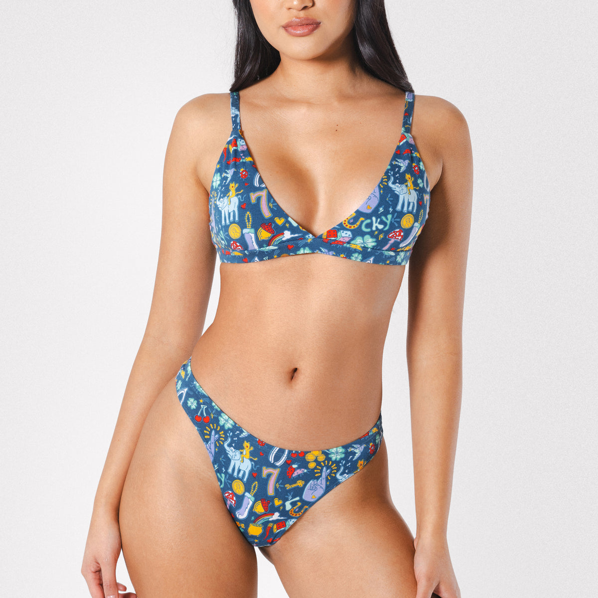 The Lucky Duck | Lucky Symbols MicroModal Thong - Shinesty