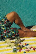 The 5 O'Clock Somewhere | Margaritaville® Ball Hammock® Pouch 8" Swim Trunks - Shinesty