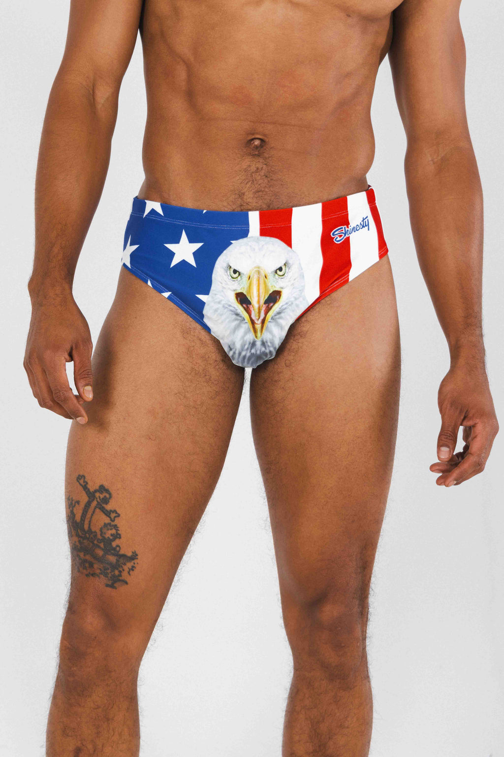 The Mascot | American Flag Ball Hammock® Pouch Swim Brief - Shinesty