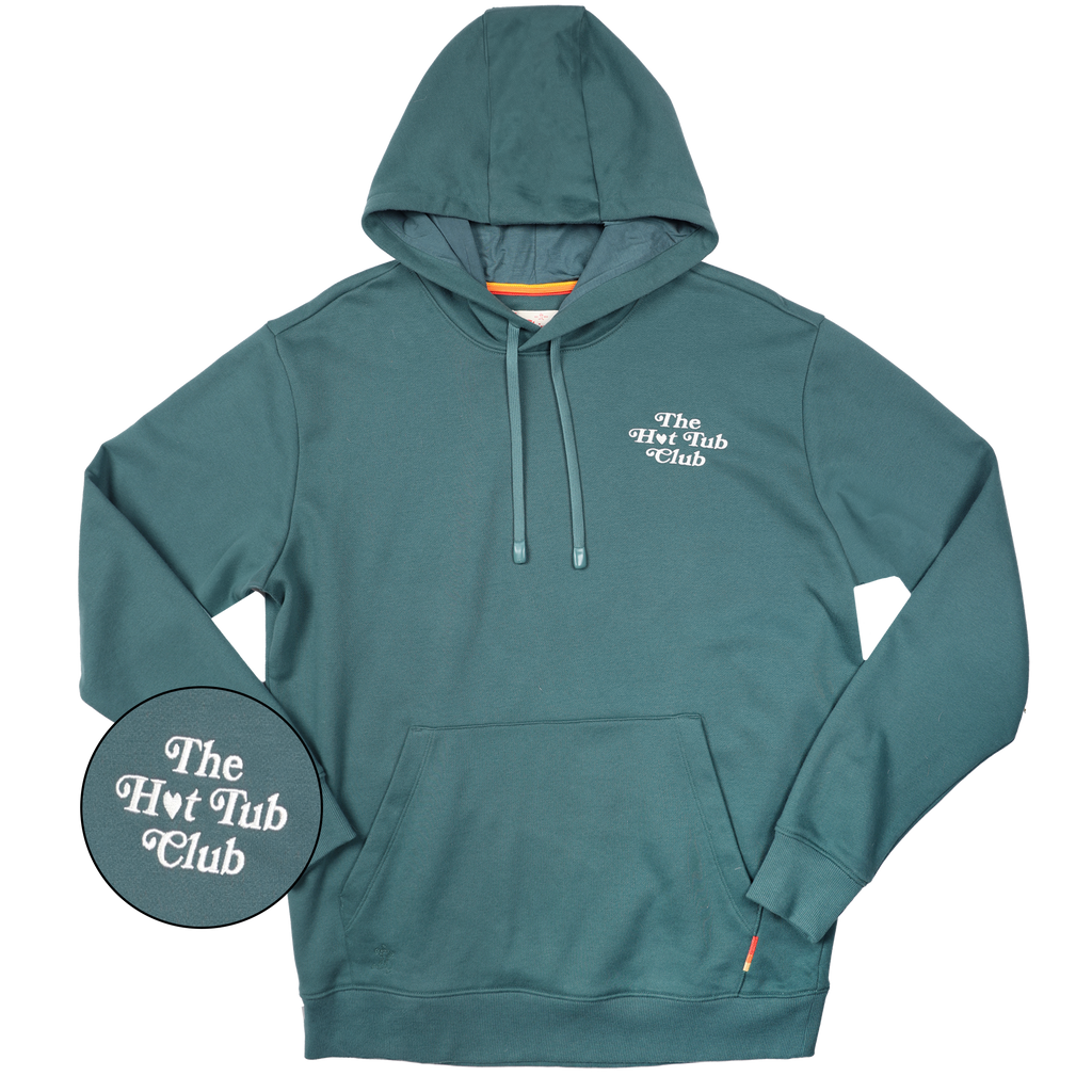 The Spruced Up | Green Sexy Terry™ Men’s Lounge Hoodie - Shinesty