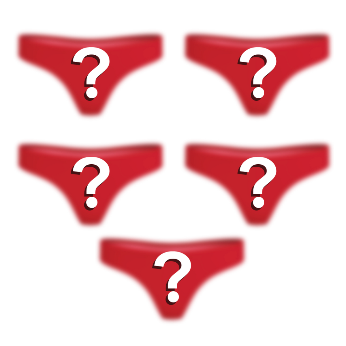 The Mystery Bundle | MicroModal Thong 5 Pack - Shinesty