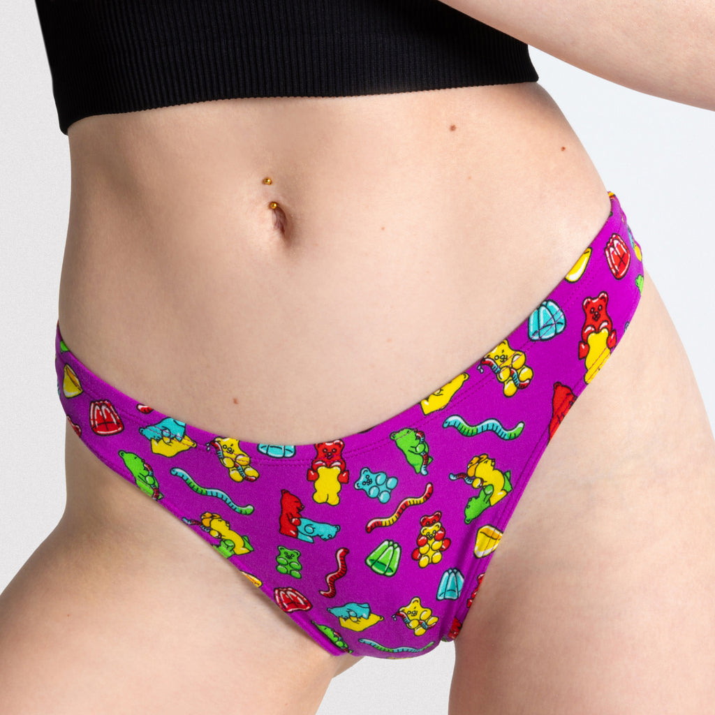 The Naughty Bears | Gummy Bears MicroModal Thong - Shinesty