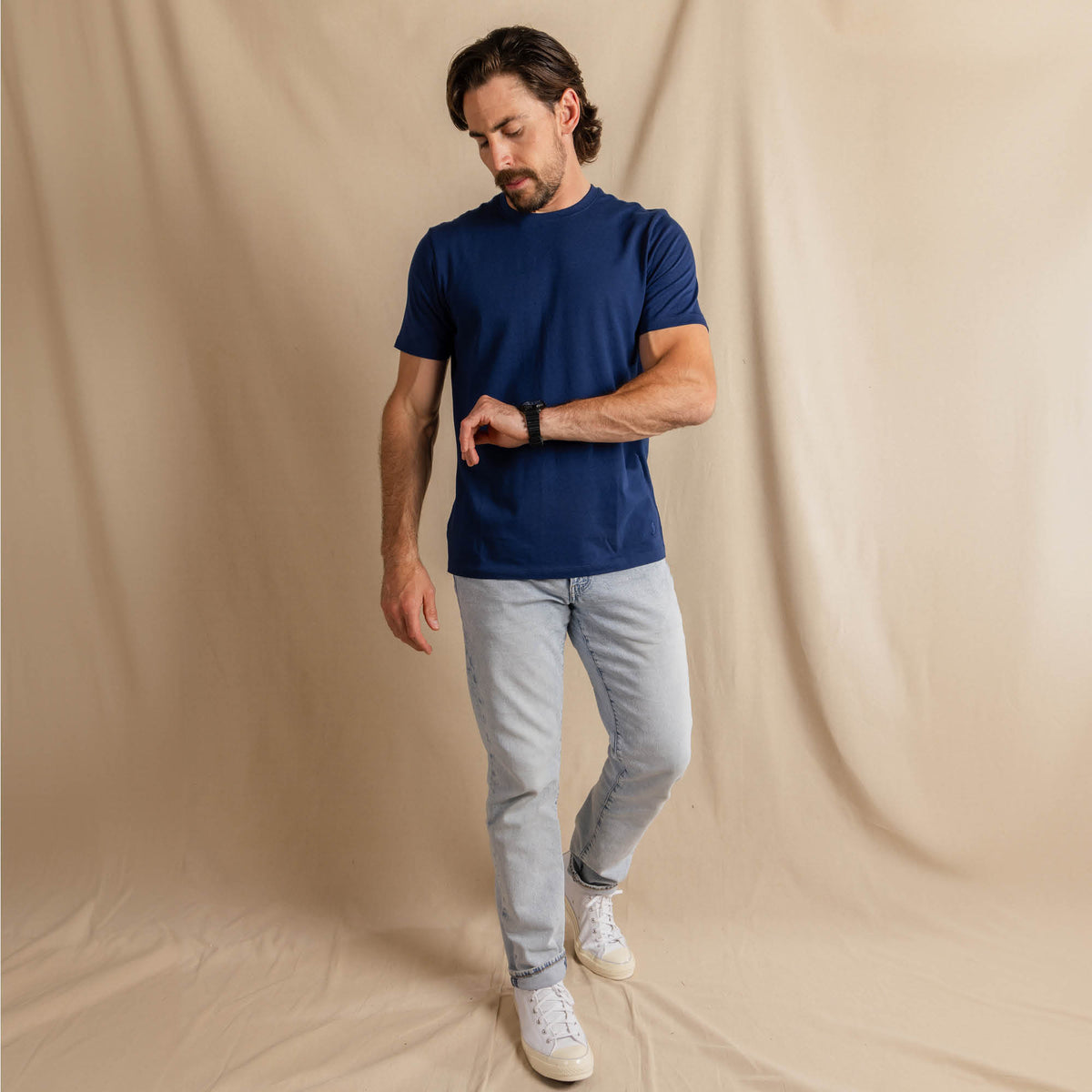 The Big Blue | Navy Everyman™ T Shirt - Shinesty