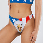 The Mascot | American Flag MicroModal Thong - Shinesty