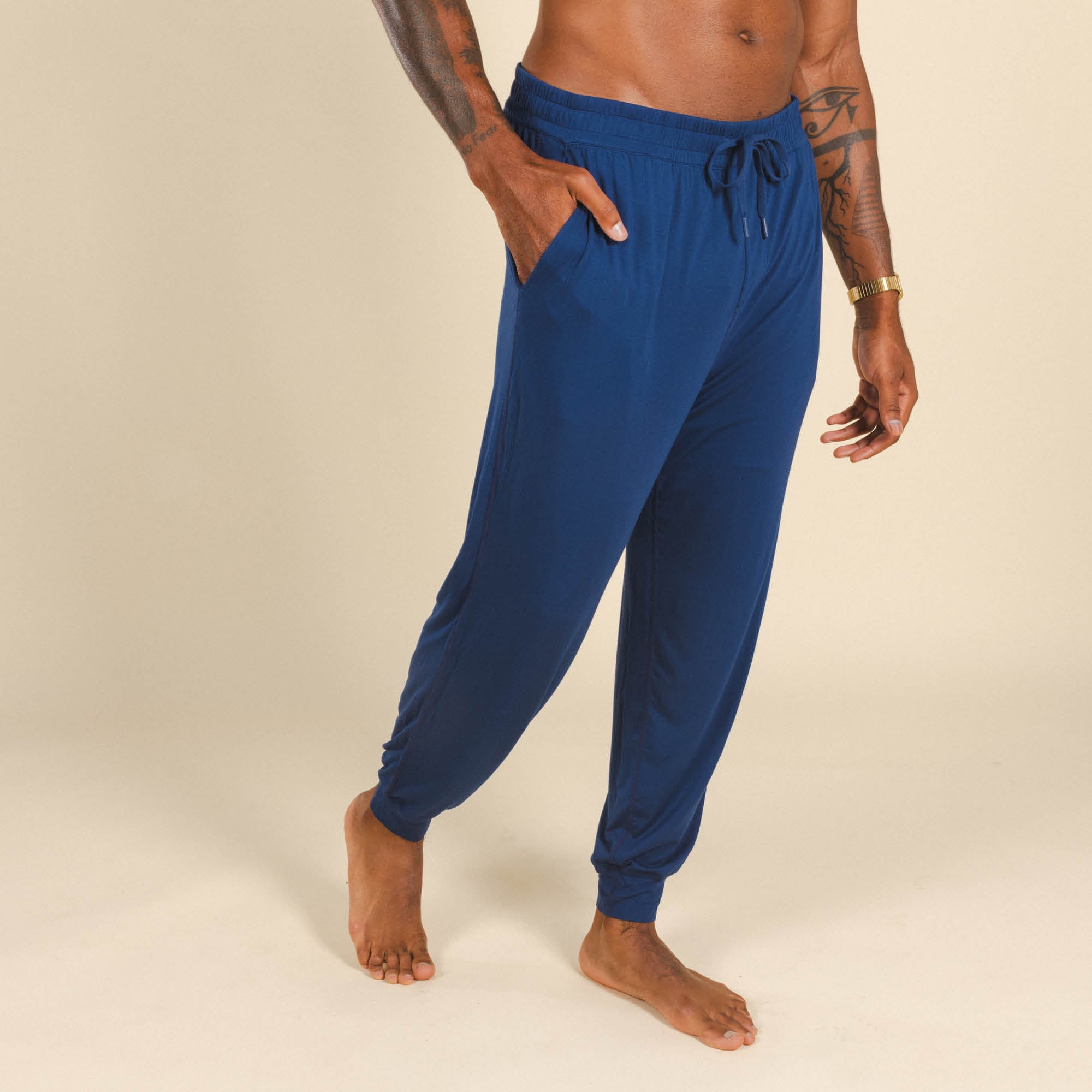 The Big Blue | Navy SleepDeep™ Men’s Pajama Joggers - Shinesty