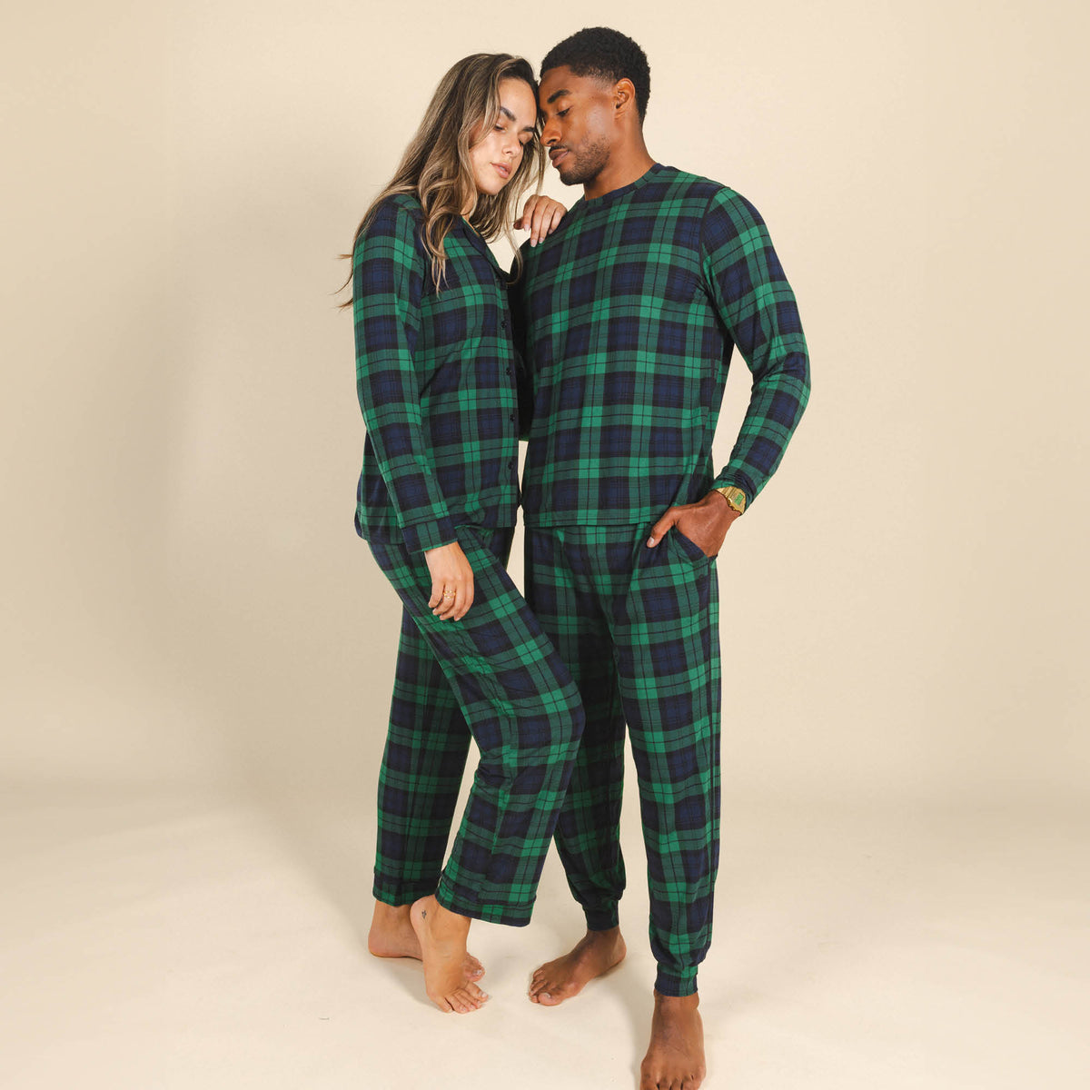 The Black Watch | Tartan Plaid SleepDeep™ Men’s Pajama Joggers - Shinesty