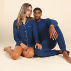 The Big Blue | Navy SleepDeep™ Men’s Pajama Joggers - Shinesty