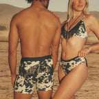 The Graze Escape | Cow Hide Fringe Ball Hammock® Pouch Underwear - Shinesty