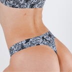 The Racy & Lacy | Provocative Lace Print Seamless Thong - Shinesty