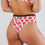 The Pucker Up | Lipstick Kiss Cheeky Underwear - Shinesty