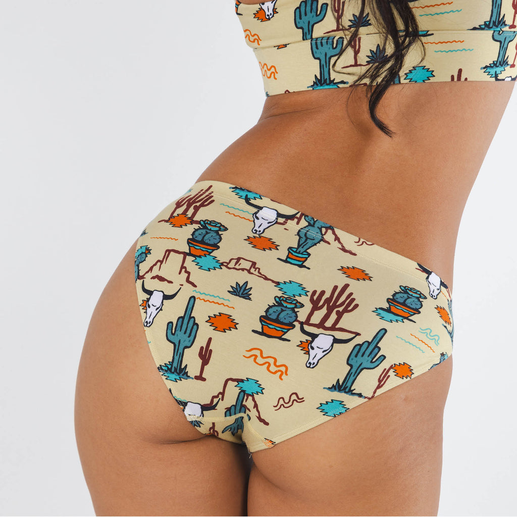 The Mirage | Western Cactus Modal Bikini Underwear - Shinesty