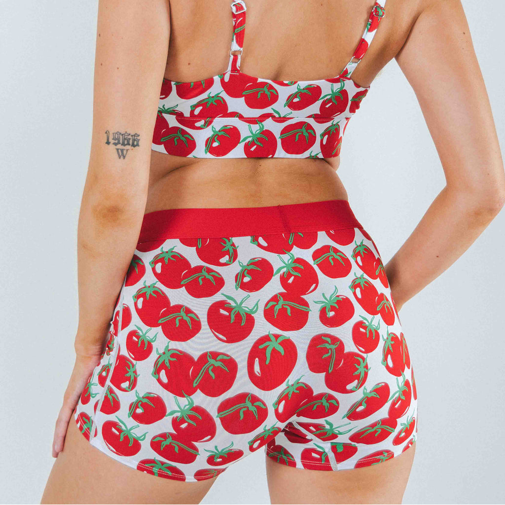 The Roma | Tomato Women’s Boxers - Shinesty