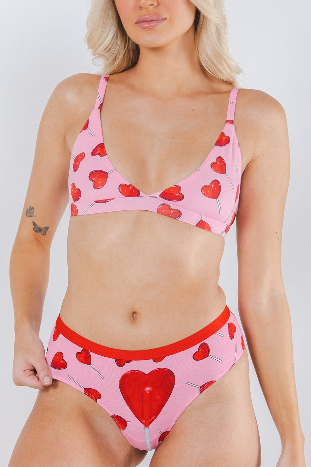 The Suckered In | Heart Lollipop Cheeky Underwear - Shinesty