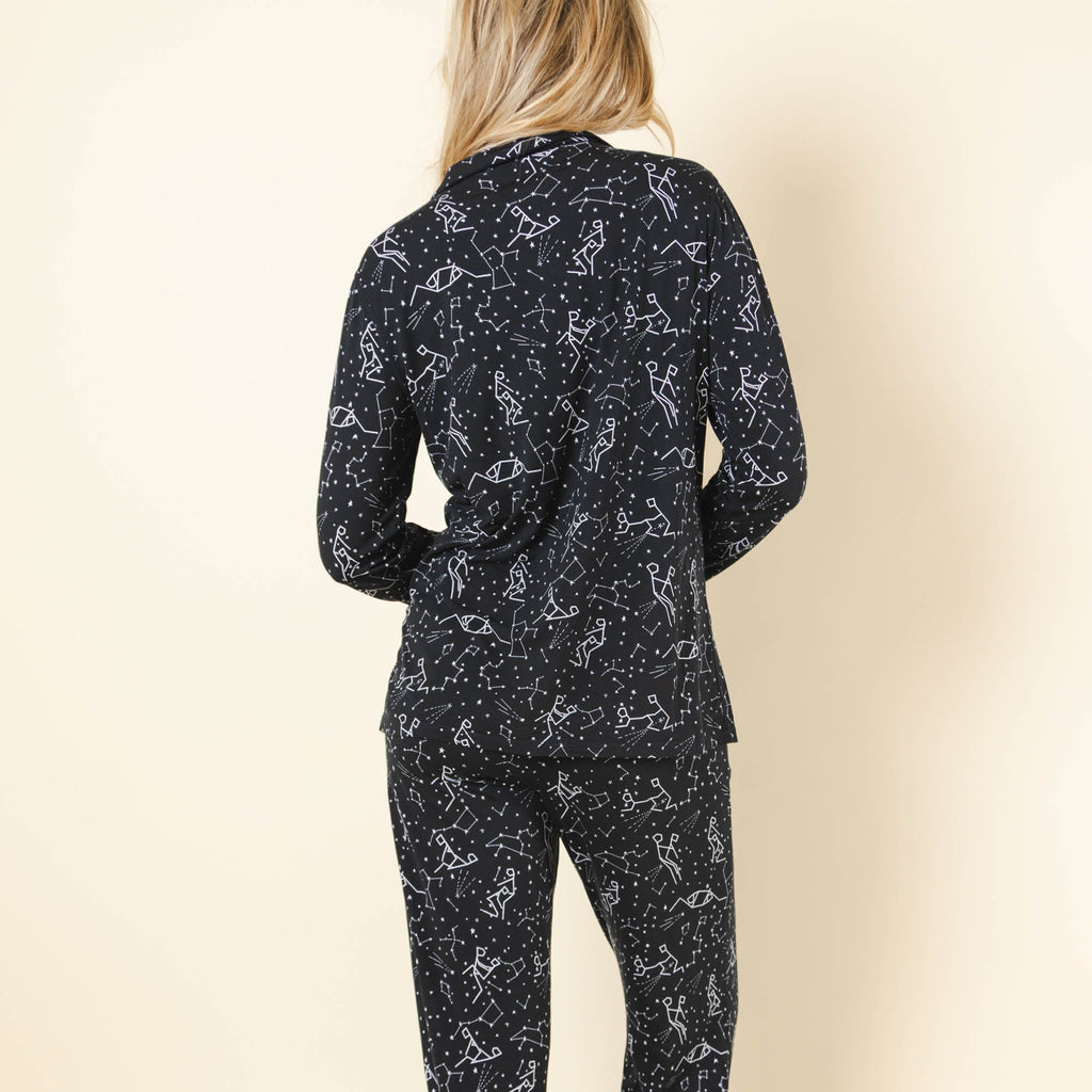 The Big Bang | Constellation SleepDeep™ Women’s Long Sleeve Pajama Set - Shinesty