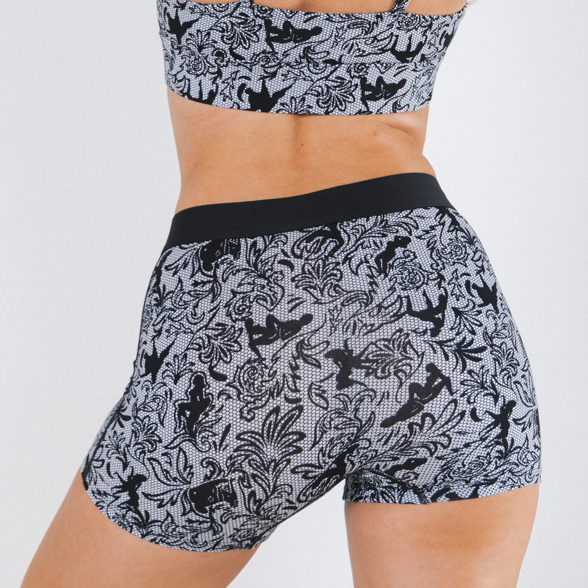 The Racy & Lacy | Provocative Lace Print Women’s Boxers - Shinesty