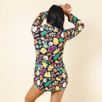 The Charcuterie | Charcuterie SleepDeep™ Long Sleeve Pajama Dress - Shinesty
