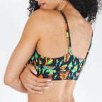 The Super Shroom | Neon Mushrooms Boob Hammock™ Scoop Bralette - Shinesty