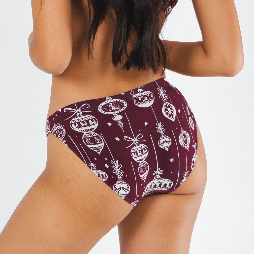 The Well Hung | Naughty Ornament Modal Bikini Underwear - Shinesty