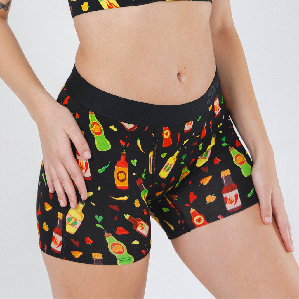 The Gotcha Sriracha | Hot Sauce Women’s Boxers - Shinesty