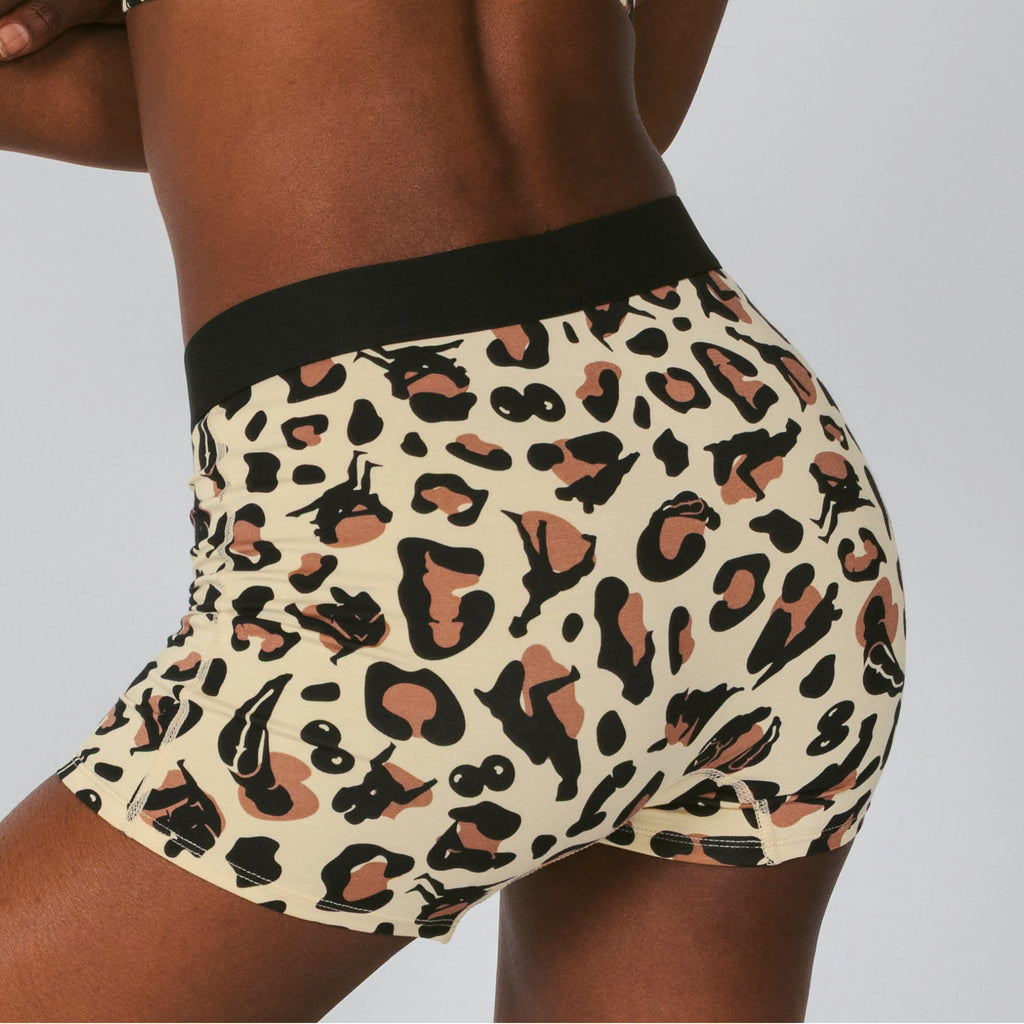 The Primal Passion | Naughty Cheetah Print Women’s Boxers - Shinesty
