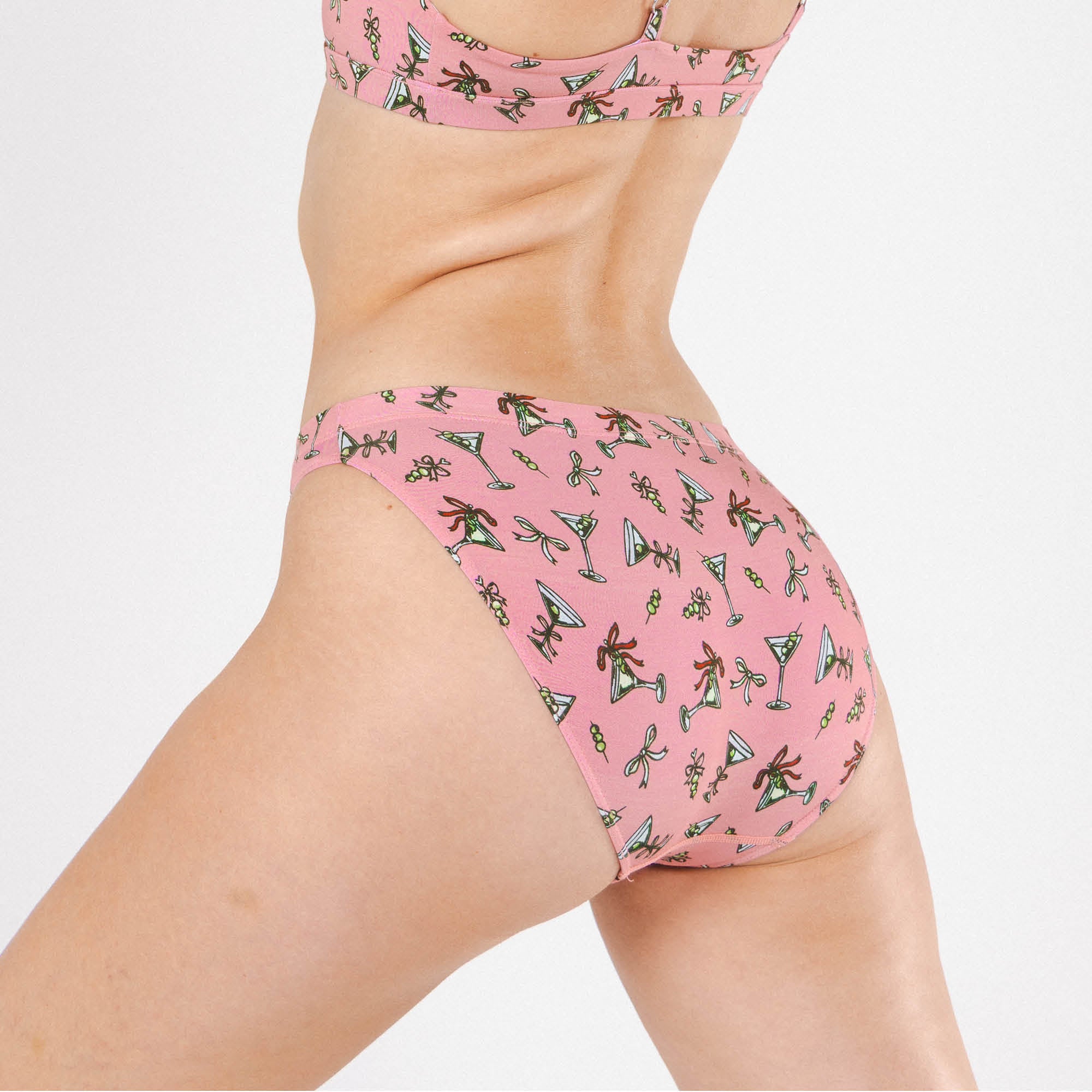 The Teeny Tini | Martini Modal Bikini Underwear - Shinesty