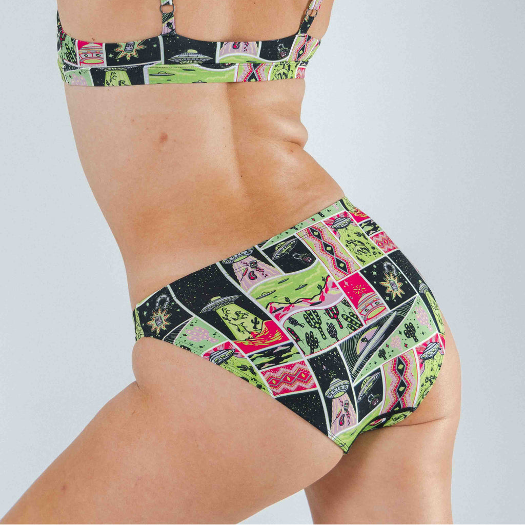 The Area 51 | Retro-Futuristic Alien Modal Bikini Underwear - Shinesty