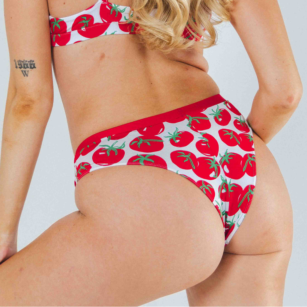 The Roma | Tomato Cheeky Underwear - Shinesty