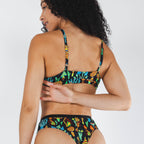 The Super Shroom | Neon Mushrooms Boob Hammock™ Triangle Bralette - Shinesty
