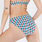 The Swanky | Retro Houndstooth Modal Bikini Underwear - Shinesty