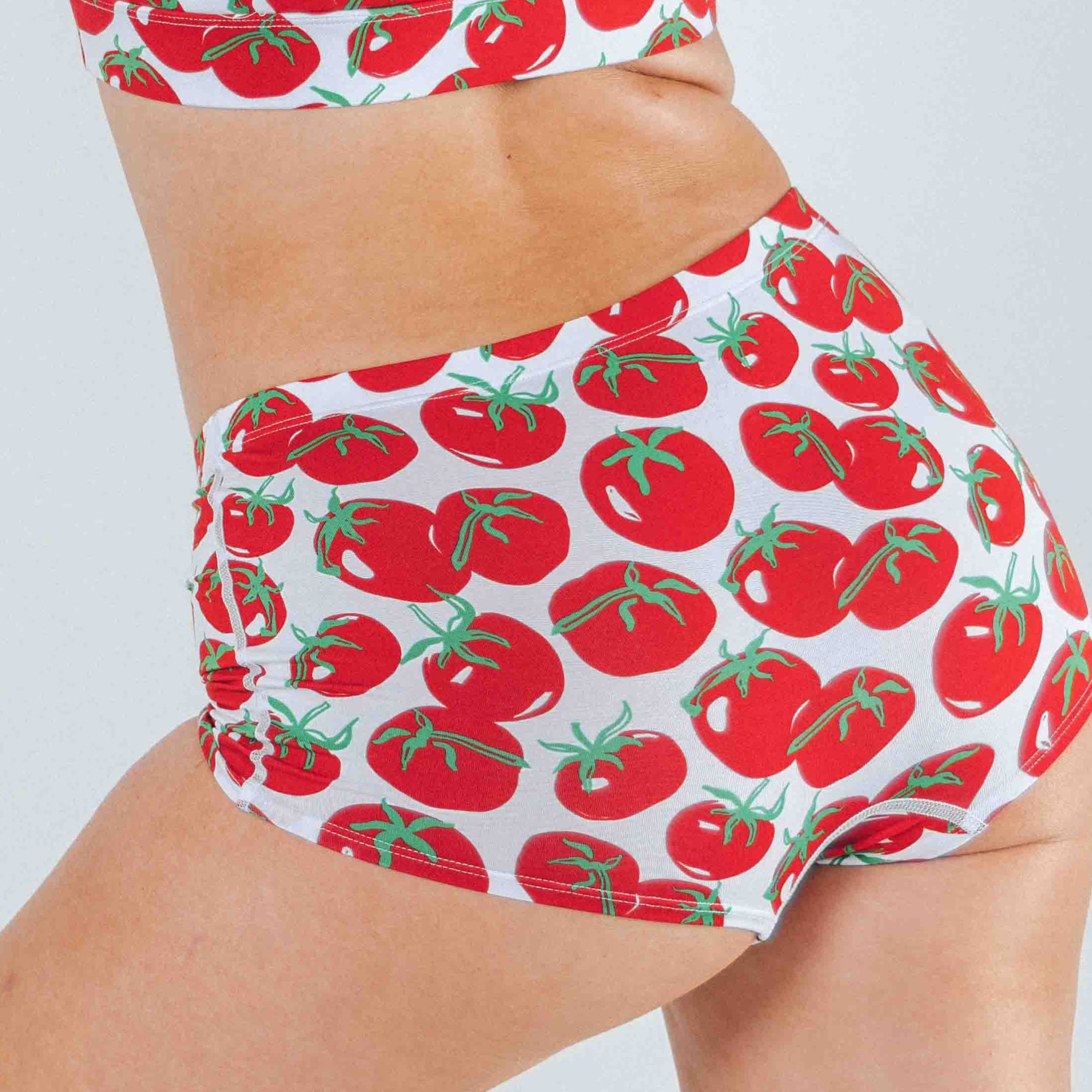 The Roma | Tomato Modal Boyshort Underwear - Shinesty
