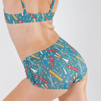The Ski In Ski Out | Retro Ski Modal Boyshort Underwear - Shinesty
