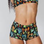 The Super Shroom | Neon Mushrooms Modal Boyshort Underwear - Shinesty