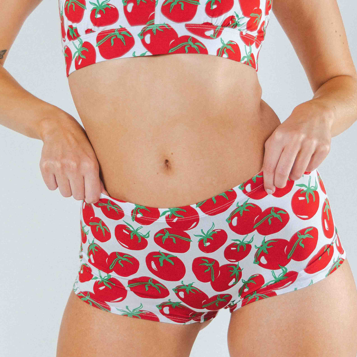 The Roma | Tomato Modal Boyshort Underwear - Shinesty