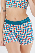 The Swanky | Retro Houndstooth Women’s Boxers - Shinesty