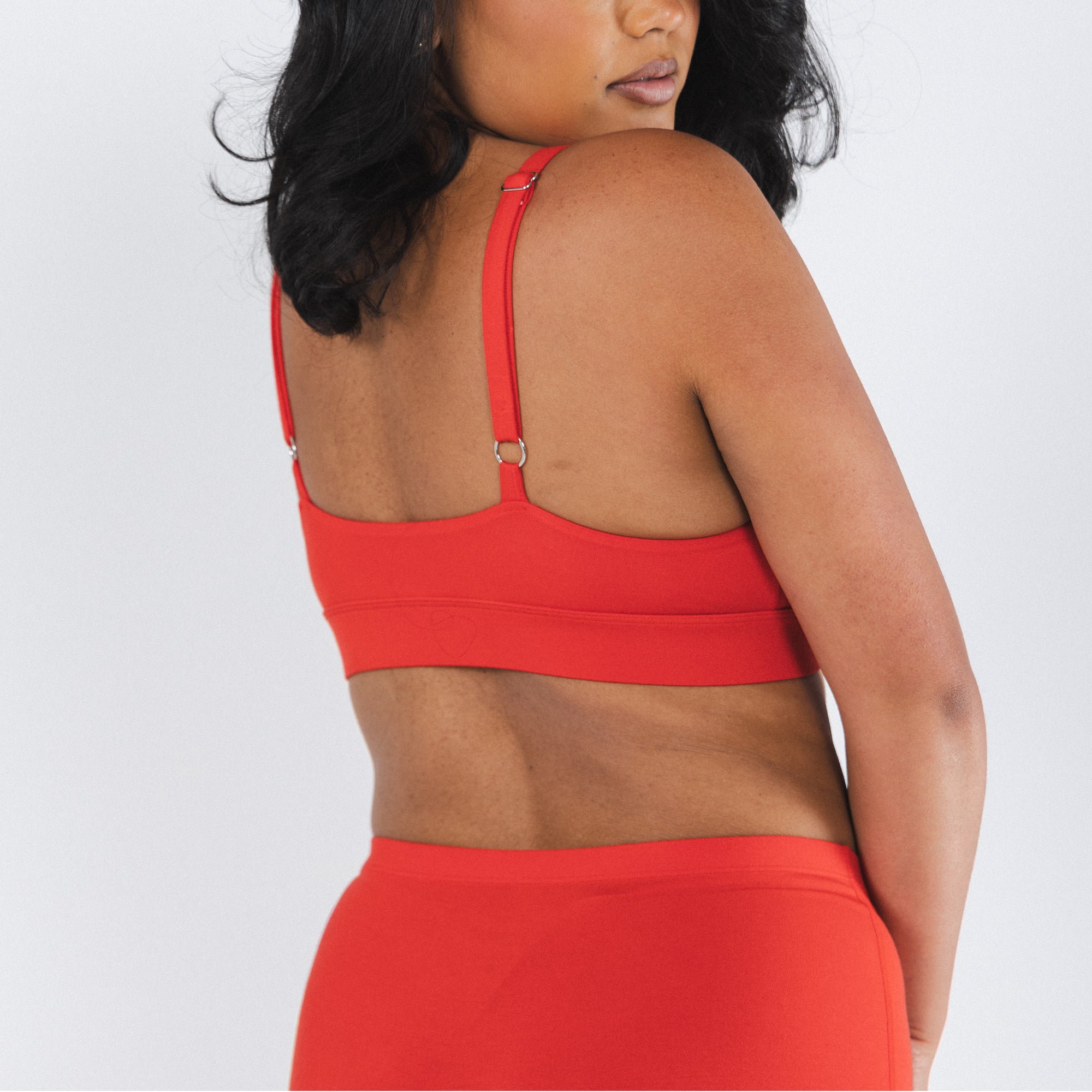 The Maraschino | Flame Scarlet Red Boob Hammock™ Plunge Bralette - Shinesty