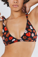 The Bonbons | Naughty Chocolate Boob Hammock™ Triangle Bralette - Shinesty