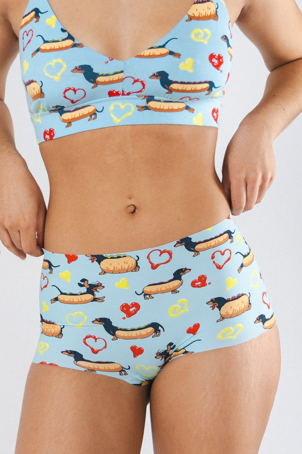 The Lovely Wiener | Wiener Dogs Women’s Seamless Boyshort - Shinesty