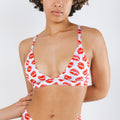 The Pucker Up | Lipstick Kiss Boob Hammock™ Triangle Bralette - Shinesty
