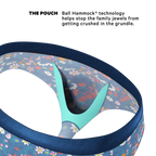 The Gardening Nips | Busty Floral Ball Hammock® Pouch Underwear Briefs - Shinesty